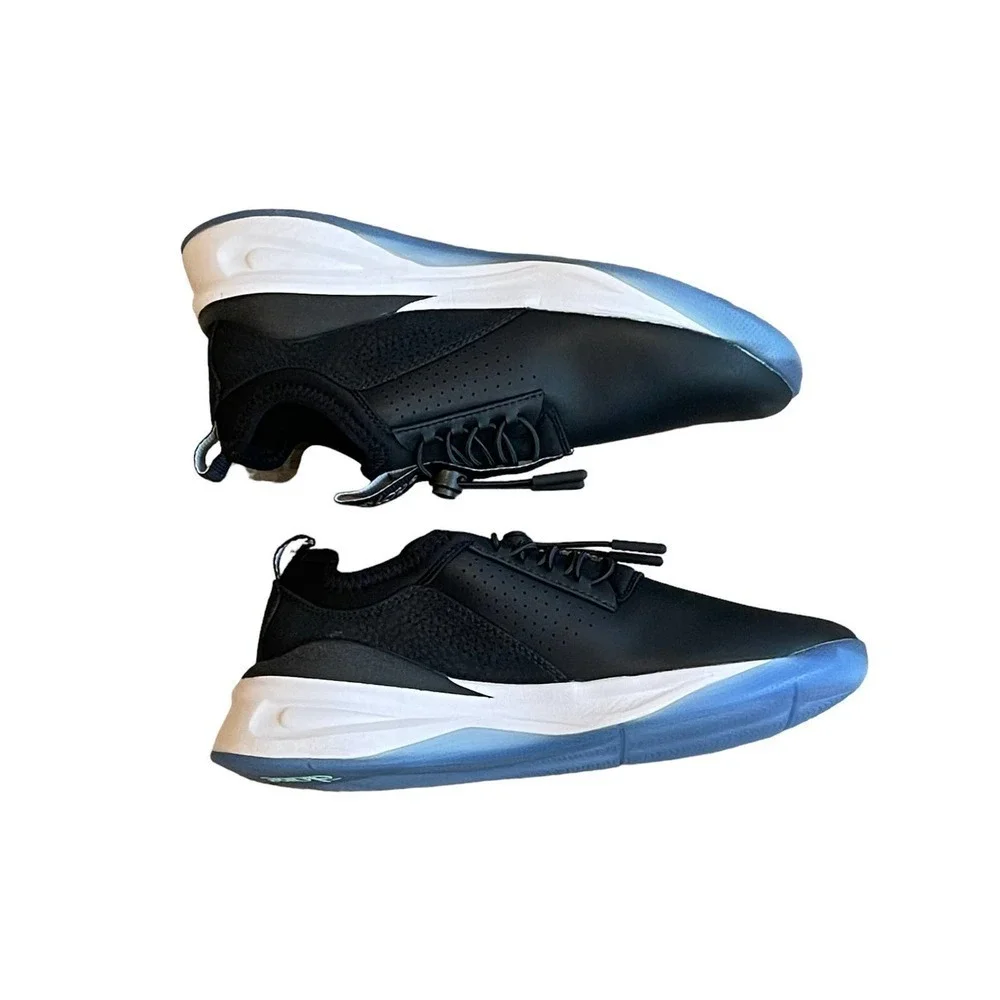 Clove Lace Up Comfort Nursing Healthcare Night Shift Shoes Black White Size 6.5W